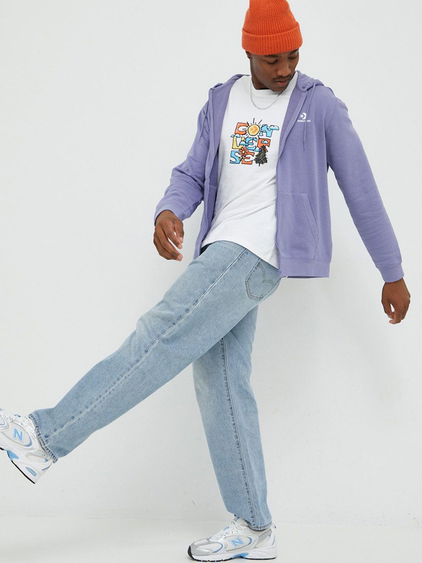 Кофта CONVERSE Go-To Embroidered Star Chevron модель 10023871-534 Фото