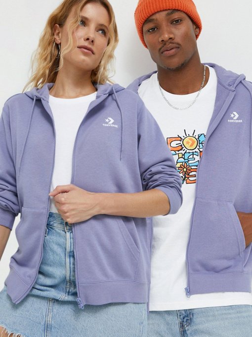 Кофта CONVERSE Go-To Embroidered Star Chevron модель 10023871-534 Фото