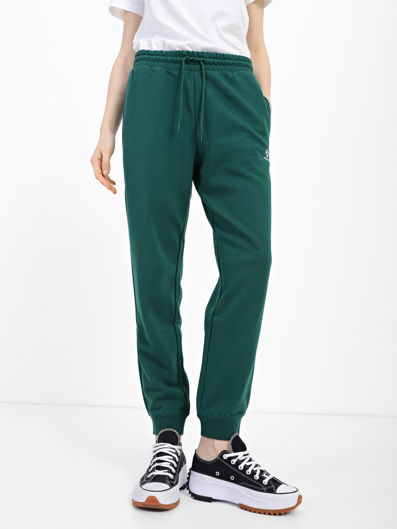 Штаны спортивные CONVERSE Star Chevron Embroidered модель 10023873-333 Фото