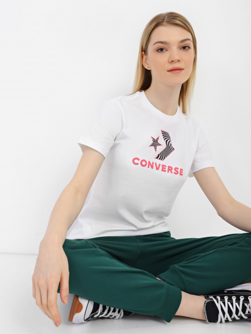 Футболка CONVERSE Star Chevron модель 10024022-102 Фото