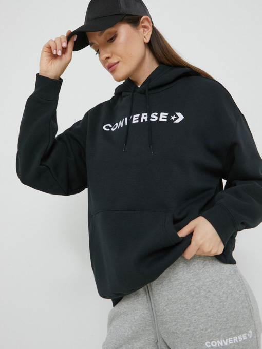 Худі CONVERSE Strip Wordmark модель 10024372-001 Фото