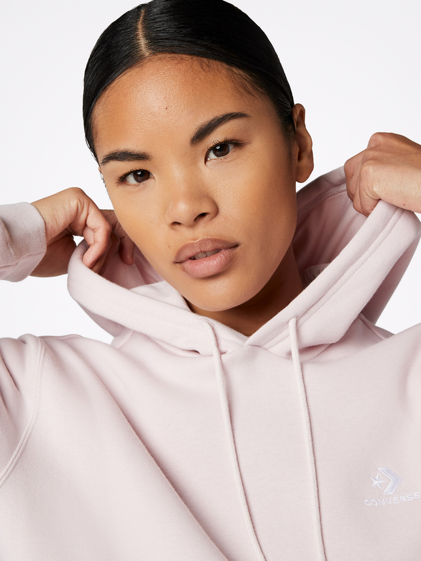 Худі CONVERSE Go-To Embroidered Star Chevron модель 10024509-653 Худі CONVERSE Go-To Embroidered Star Chevron модель 10024509-653 Фото