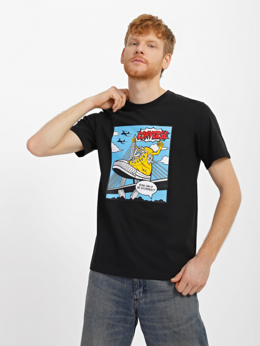 Футболка CONVERSE Shoe Hero Модель 10025060-001 Фото