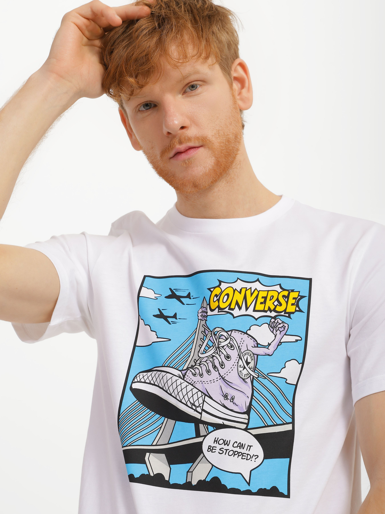 Футболка CONVERSE Shoe Hero модель 10025060-102 Фото