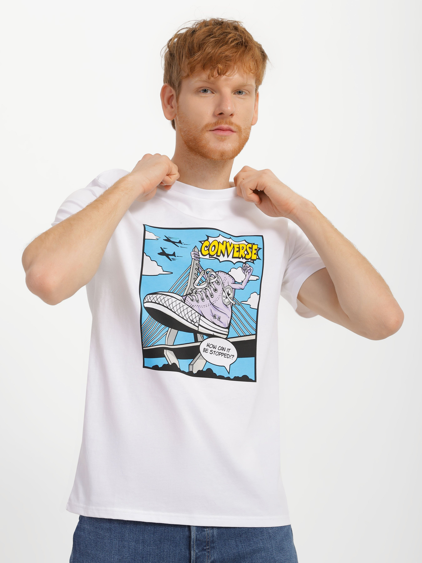 Футболка CONVERSE Shoe Hero модель 10025060-102 Фото