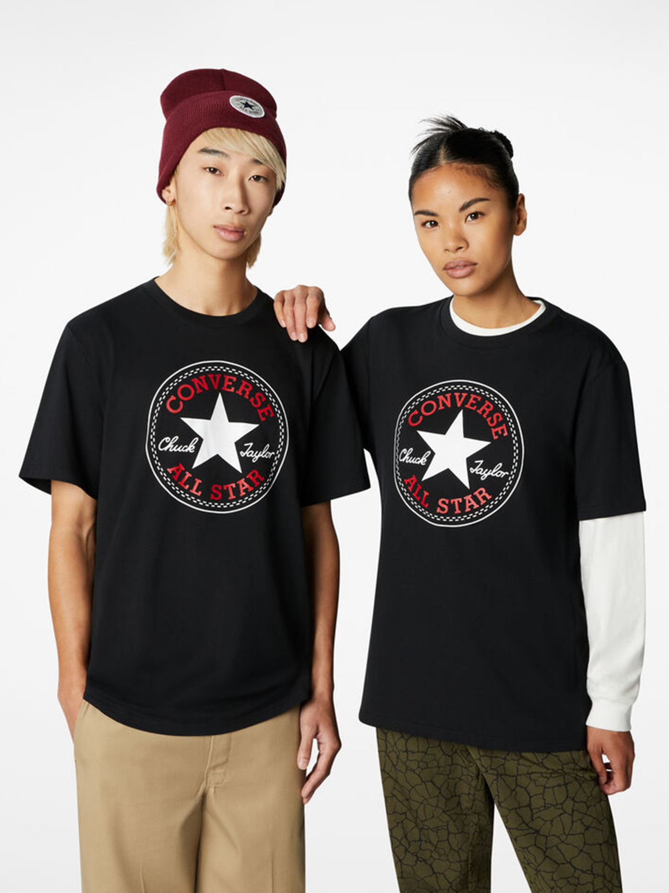 Футболка CONVERSE Go-To All Star модель 10025459-001 Фото