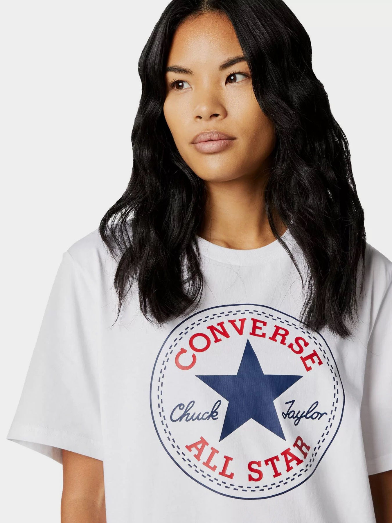 Футболка CONVERSE GO-TO ALL STAR модель 10025459-102 Футболка CONVERSE GO-TO ALL STAR модель 10025459-102 Фото