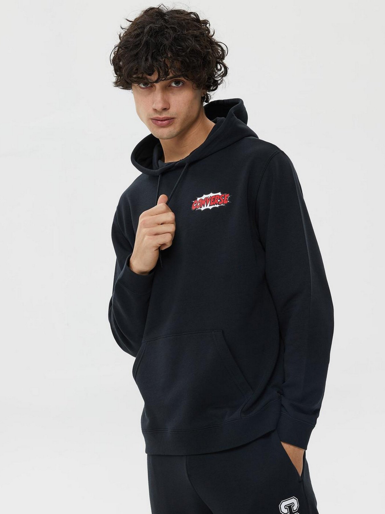 Худи CONVERSE Shoe Hero модель 10024614-001 Фото