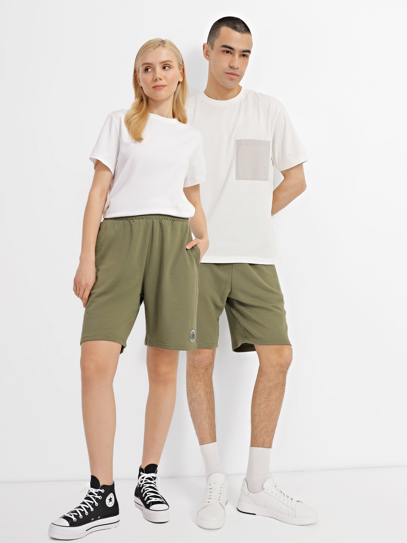 Шорты спортивные CONVERSE Novelty Chuck Patch модель 10024946-306 Фото