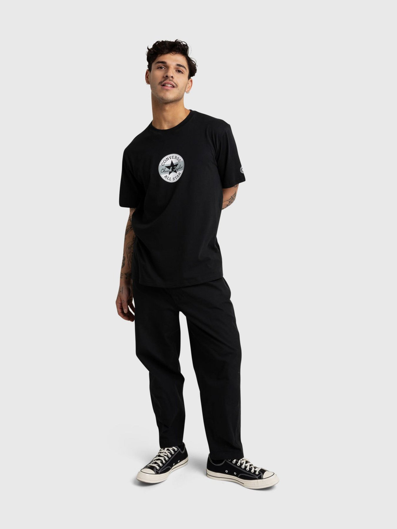 Футболка CONVERSE Disco de Vinilo модель 10025271-001 Фото