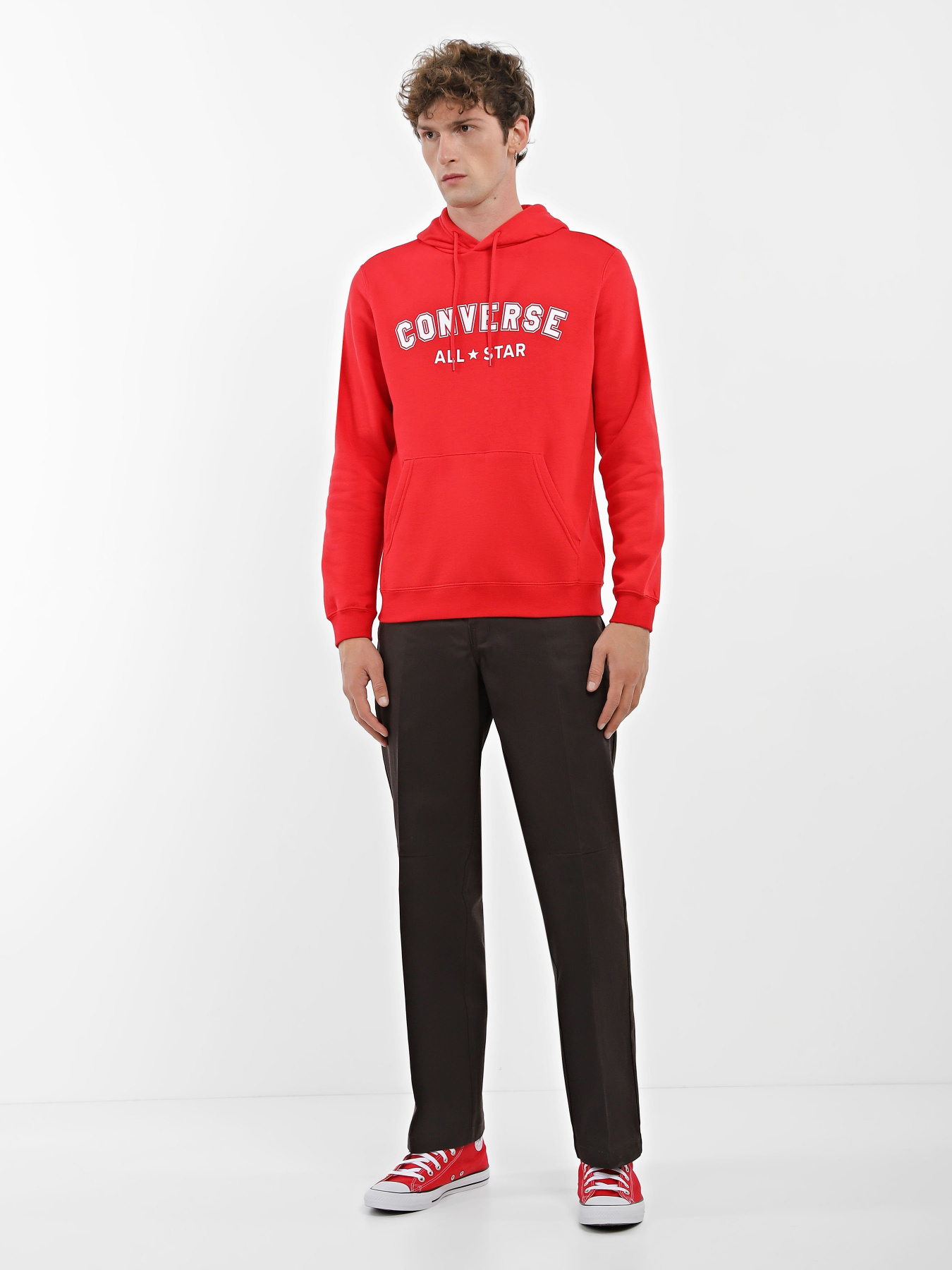 Худи CONVERSE Classic Fit All Star Center Front модель 10025411-600 Фото