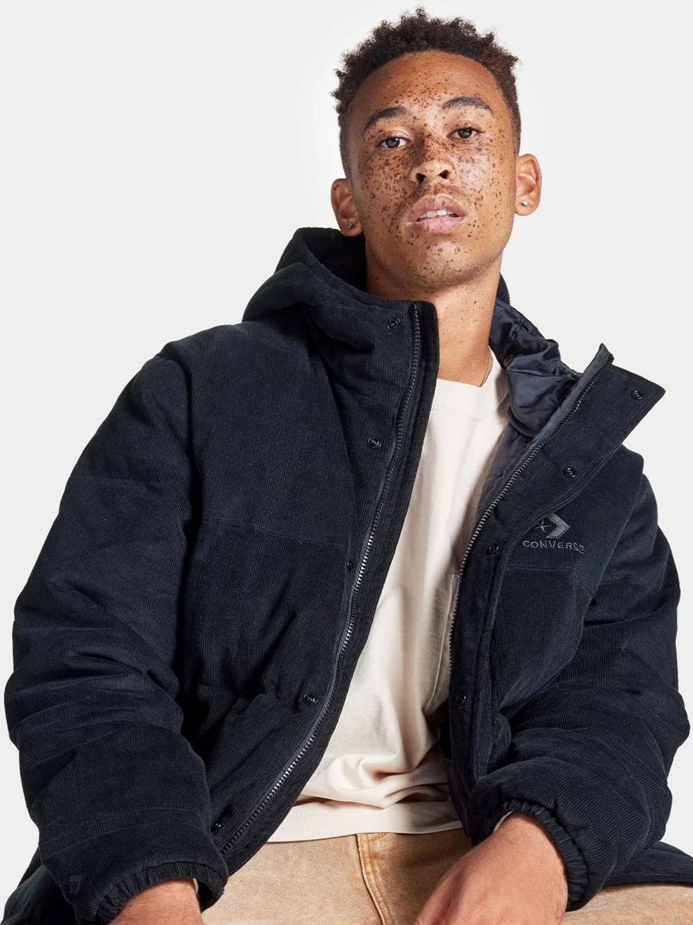 Зимова куртка CONVERSE Cord Mid Down модель 10025250-001 Фото