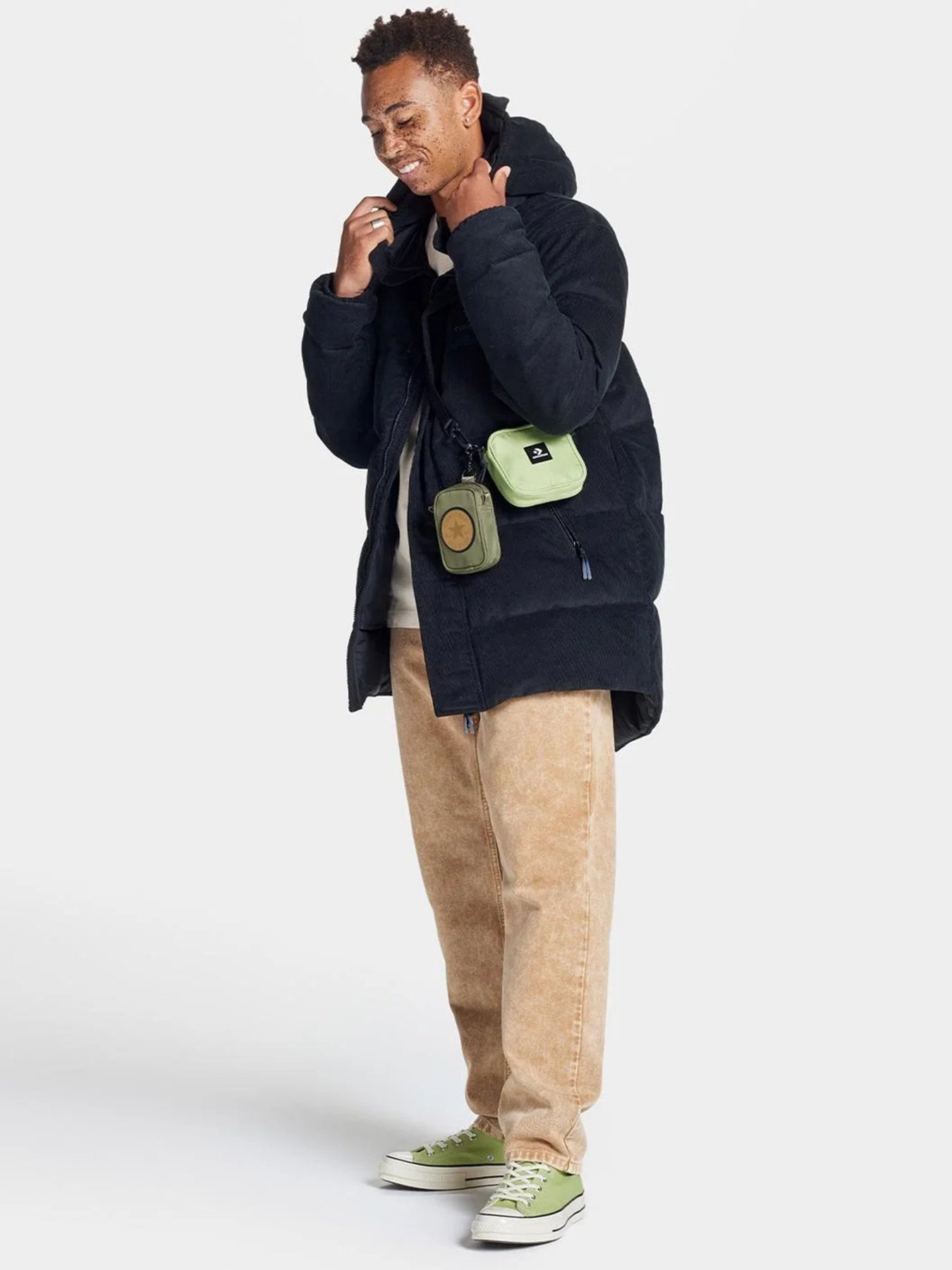 Зимова куртка CONVERSE Cord Mid Down модель 10025250-001 Фото