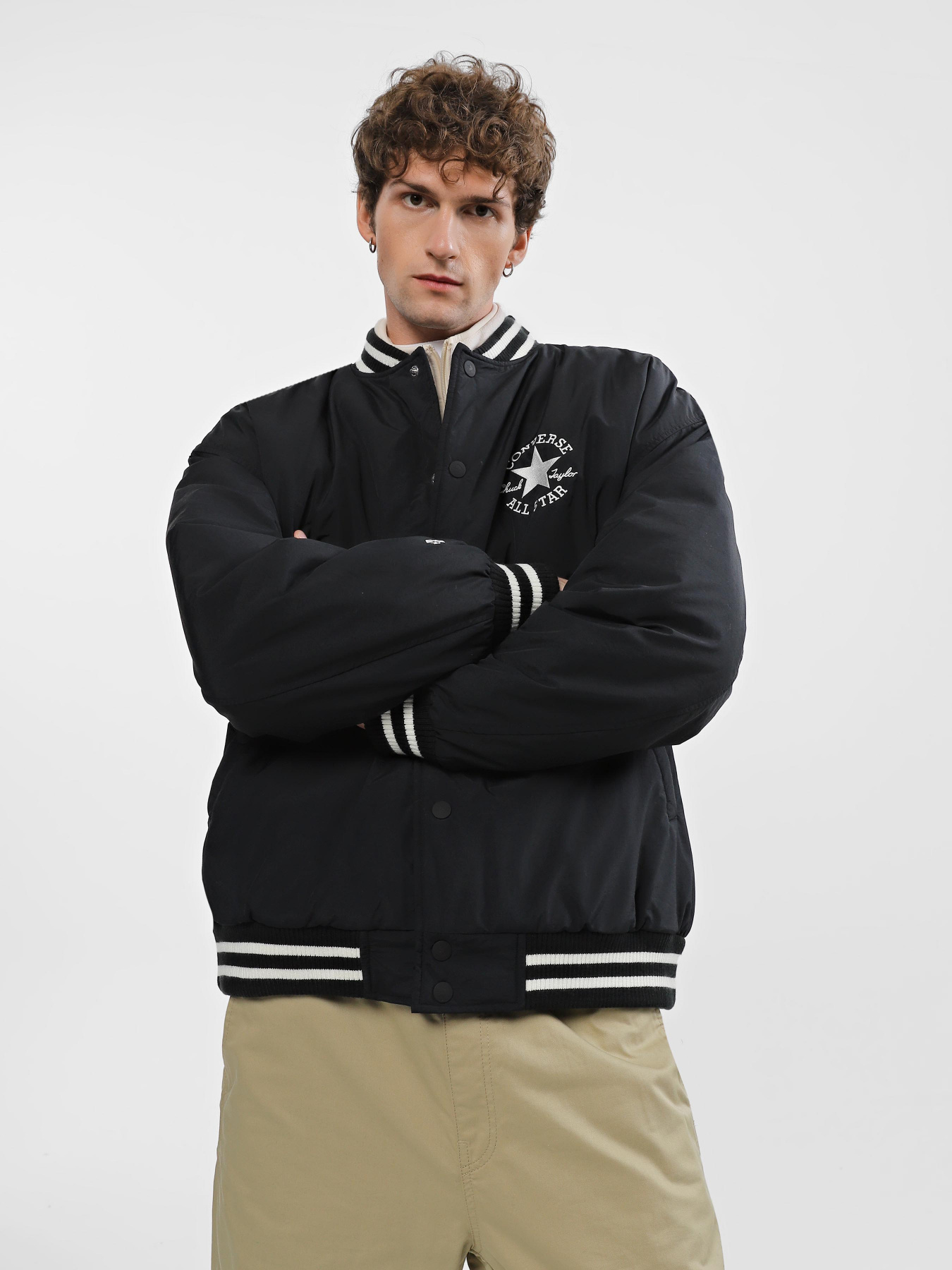 Бомбер CONVERSE Padded RPC модель 10025261-001 Фото