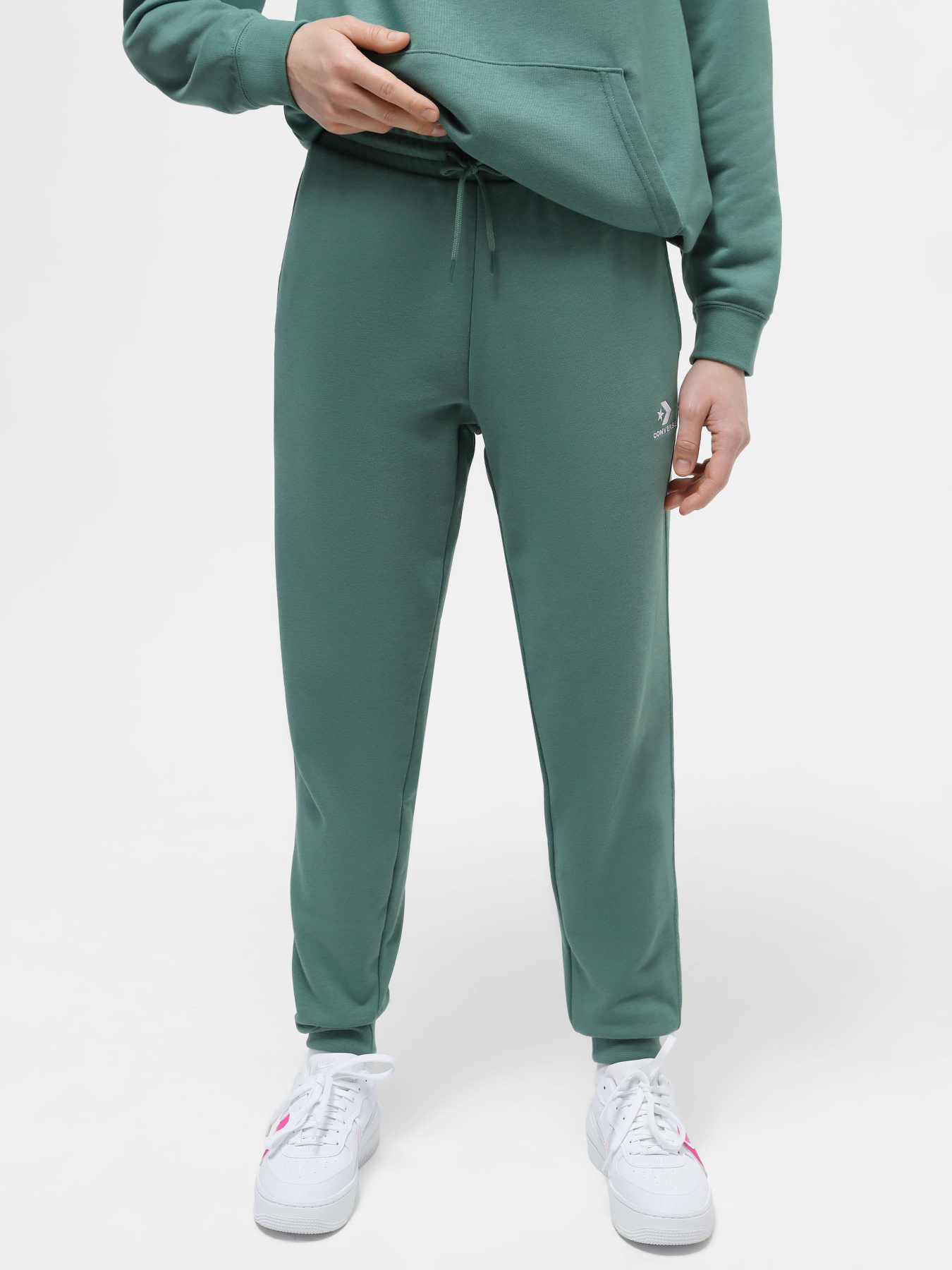 Штани спортивні CONVERSE Standard Fit Wearers Left Star Chev Emb Fleece Ft Модель 10023873-304 Фото