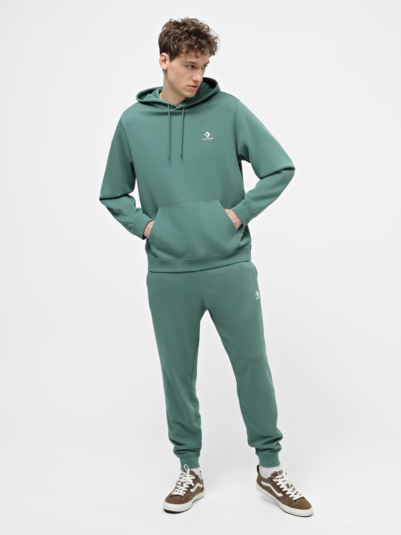 Худи CONVERSE STANDARD FIT LEFT CHEST STAR C модель 10023874-304 Фото