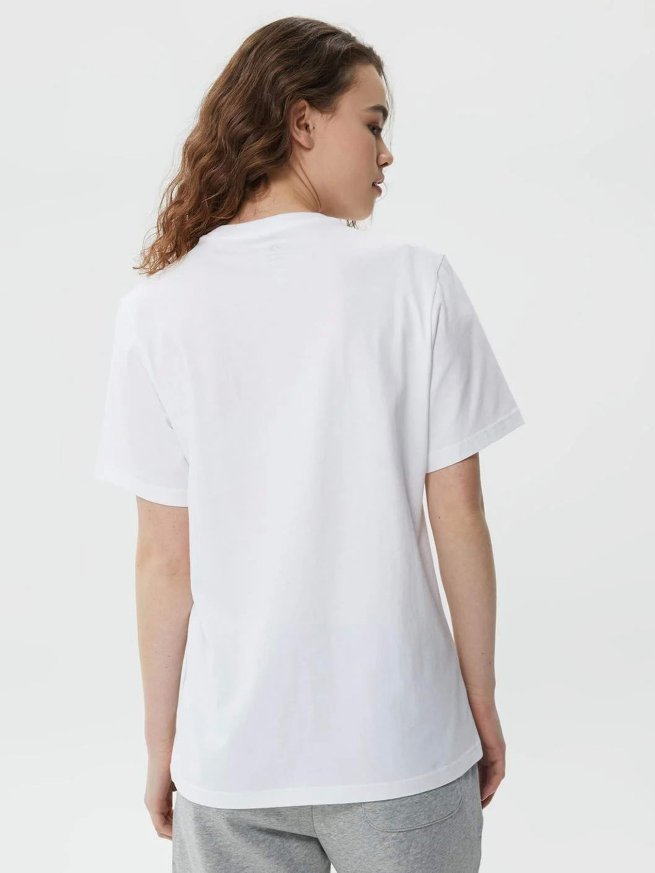 Футболка CONVERSE STANDARD FIT CENTER FRONT LARG модель 10025458-102 Фото