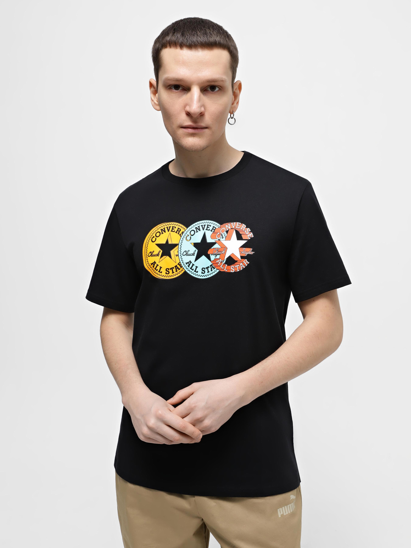 Футболка CONVERSE Chuck Patch Distort модель 10025973-001 Фото