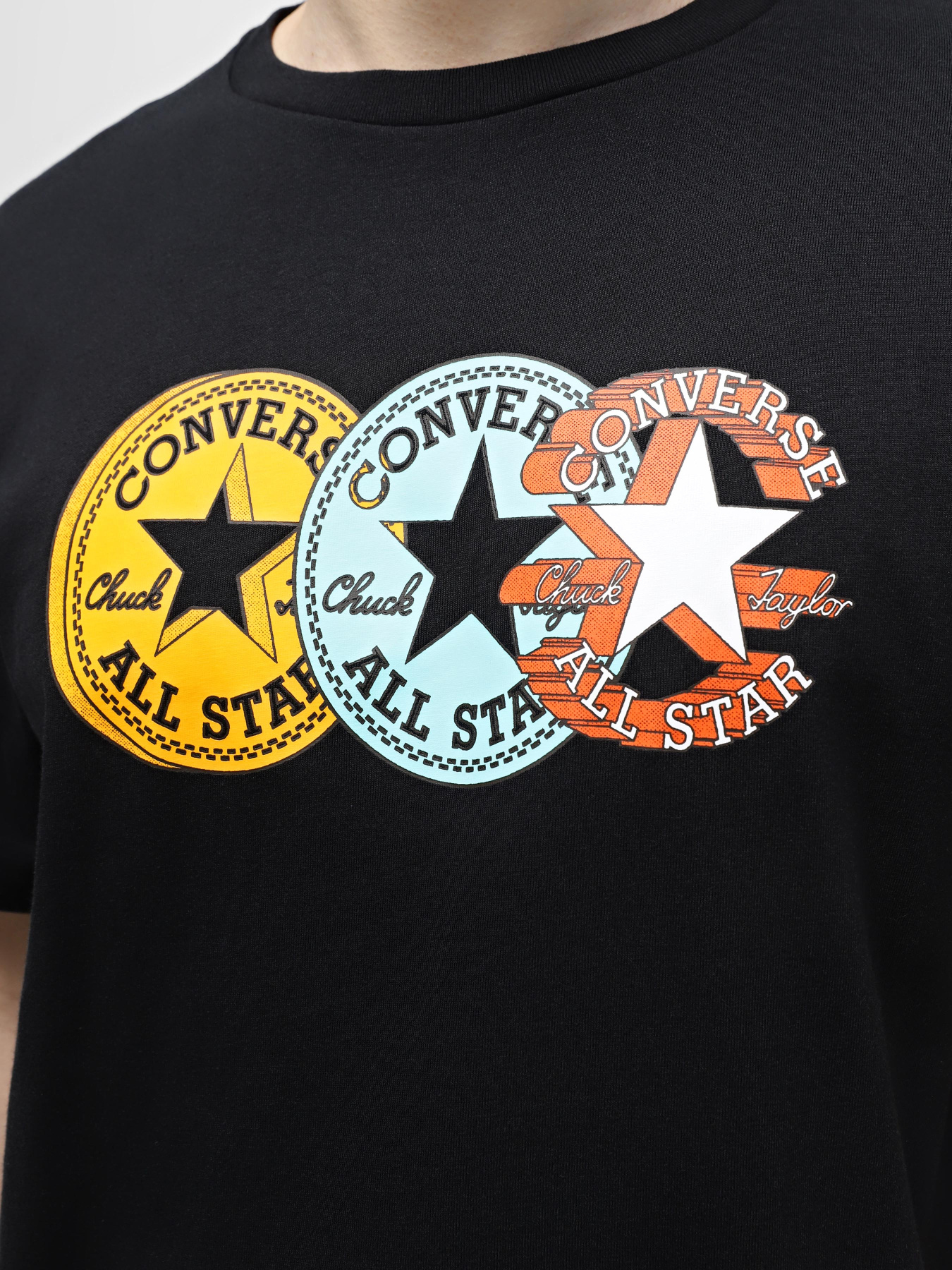 Футболка CONVERSE CHUCK PATCH DISTORT модель 10025973-001 Фото