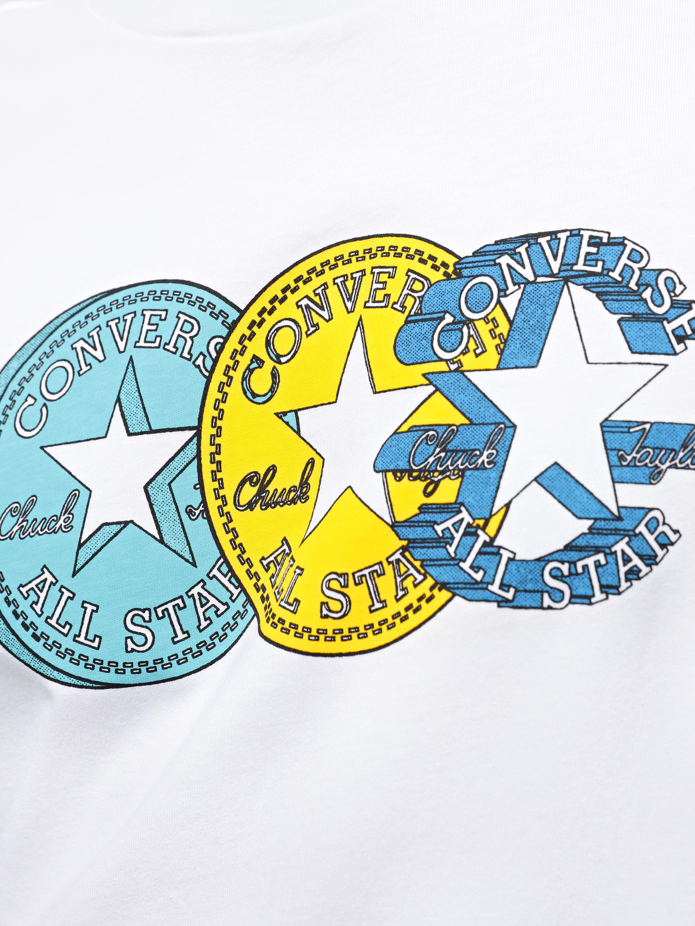 Футболка CONVERSE Chuck Patch Distort модель 10025973-102 Фото