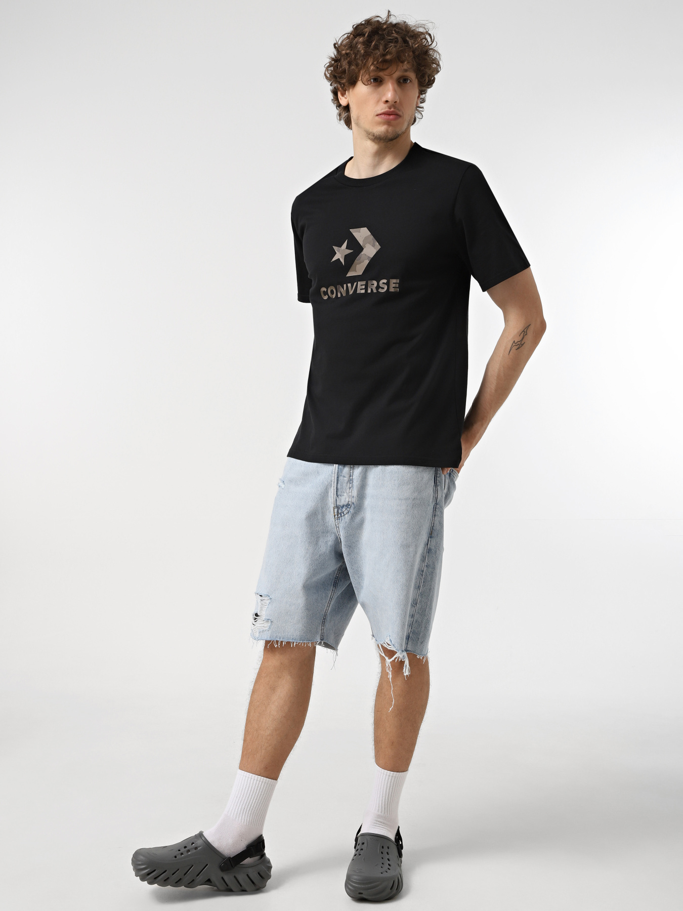 Футболка CONVERSE Back To School Star Chev Fill модель 10026684-001 Фото