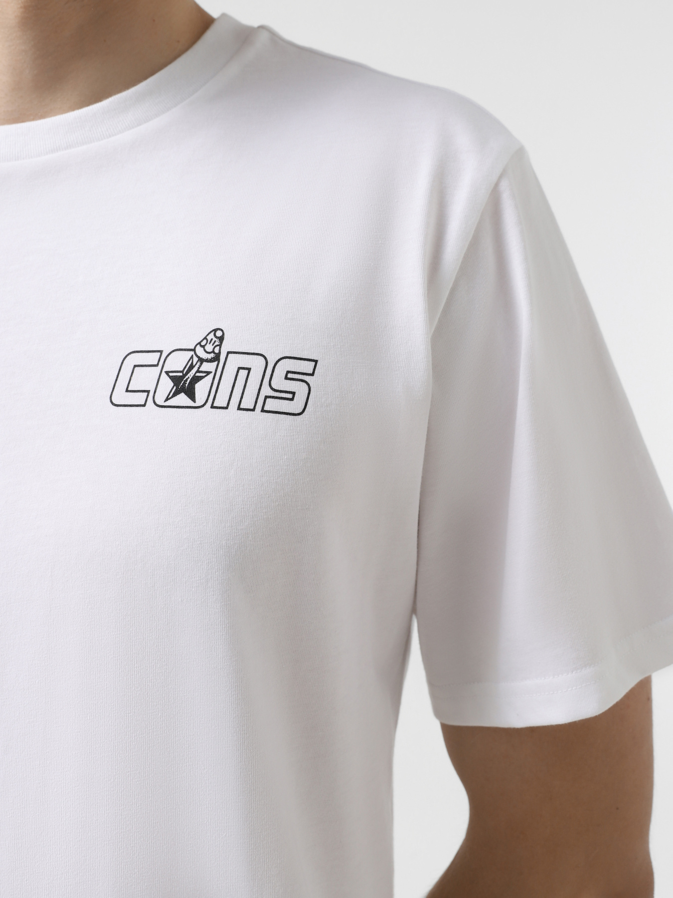 Футболка CONVERSE CONS SKULL & CHROM ART модель 10026689-102 Футболка CONVERSE CONS SKULL & CHROM ART модель 10026689-102 Фото