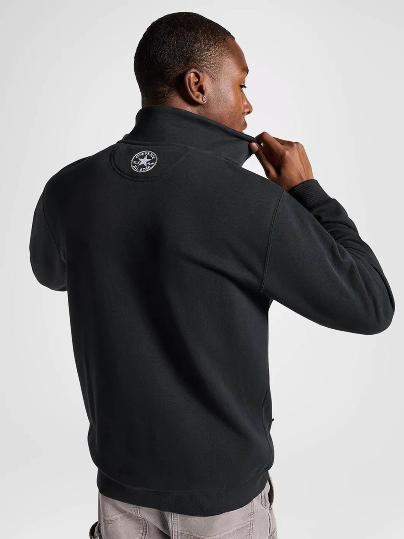 Кофта CONVERSE Classic Sport Quarter Zip Papyrus модель 10026710-001 Фото