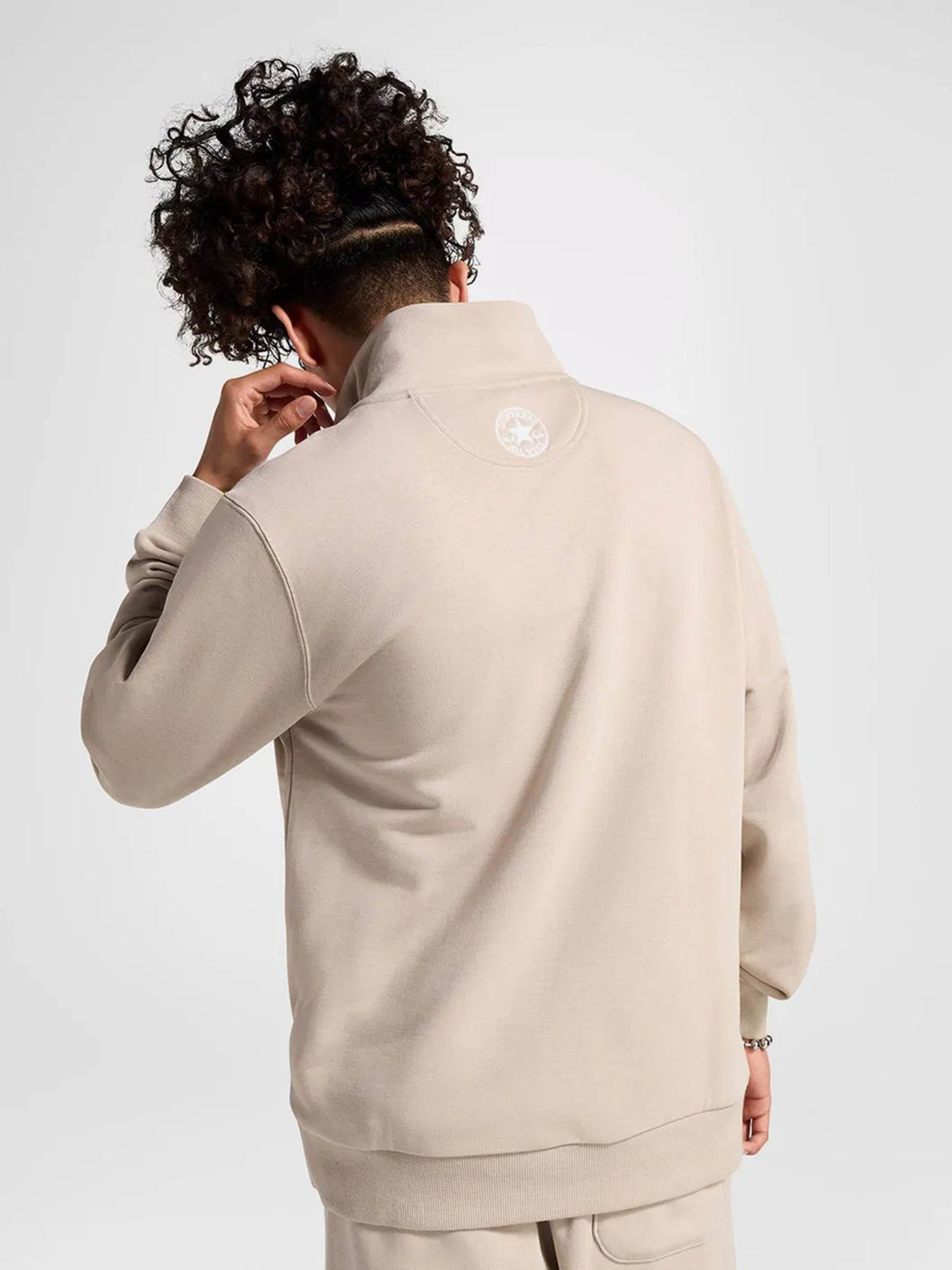 Кофта CONVERSE Classic Sport Classics Quarter-Zip Papyrus модель 10026710-251 Фото