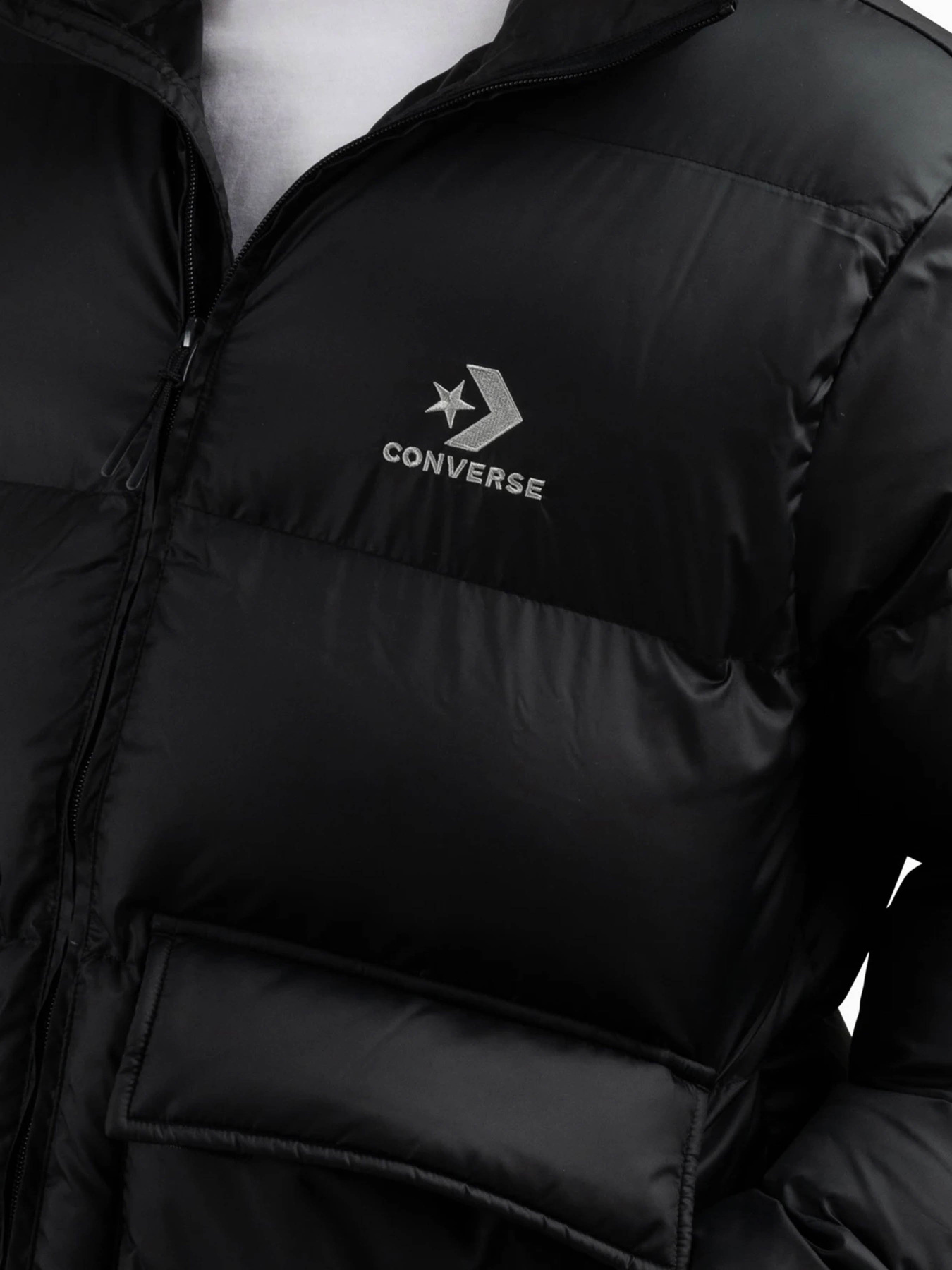 Пуховик CONVERSE Patch Pocket Core модель 10027260-001 Фото