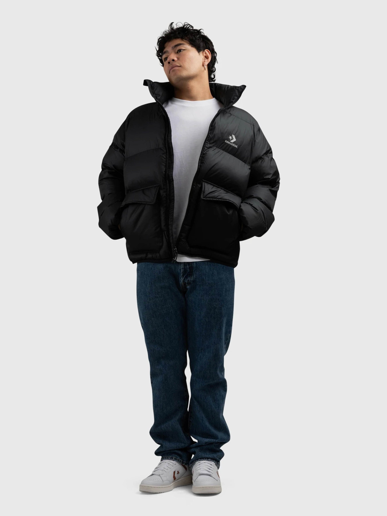 Пуховик CONVERSE Patch Pocket Core модель 10027260-001 Фото