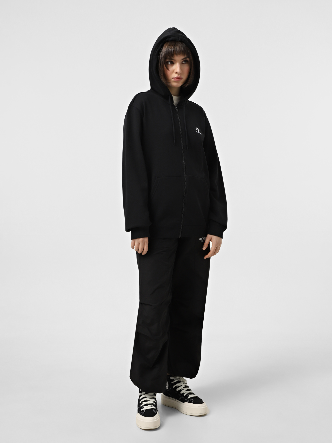 Кофта CONVERSE STAR CHEVRON FULL ZIP модель 10023871-001 Фото