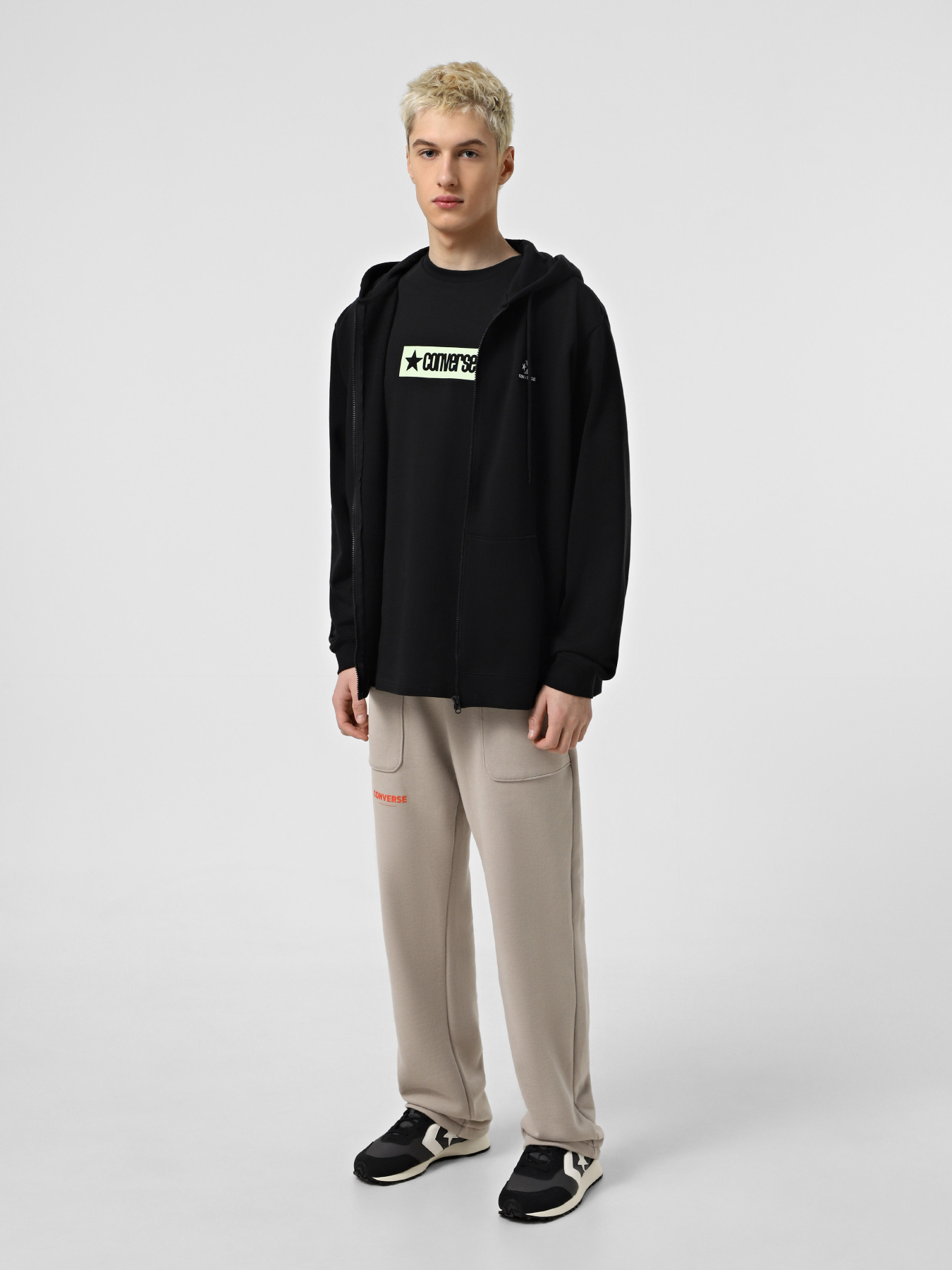 Кофта CONVERSE STAR CHEVRON FULL ZIP модель 10023871-001 Фото