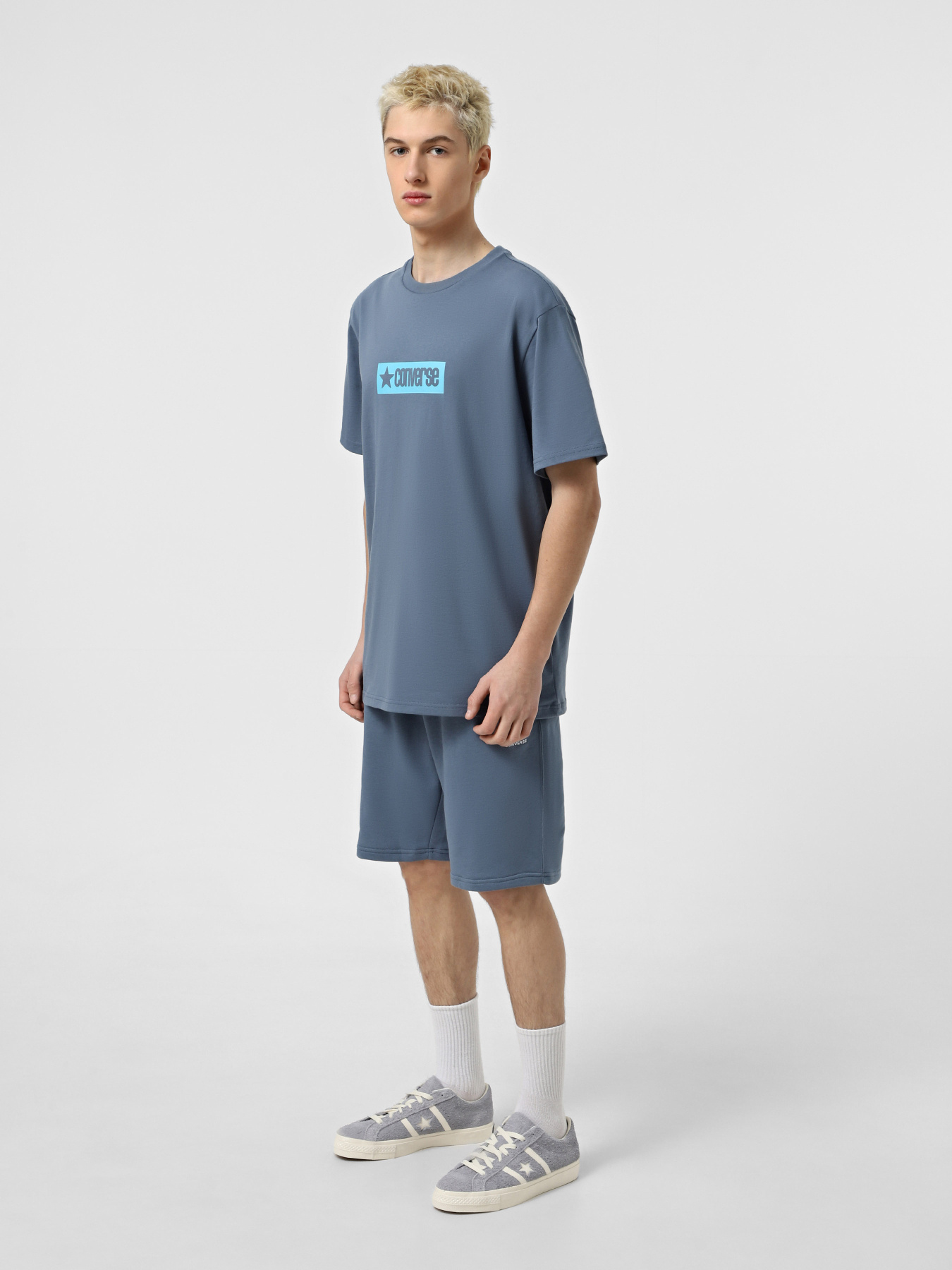 Шорти CONVERSE Go-To Embroidered Star Chevron модель 10023875-480 Фото