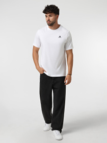 Футболка CONVERSE STAR CHEVRON модель CVM5T876-WHT Футболка CONVERSE STAR CHEVRON модель CVM5T876-WHT Фото