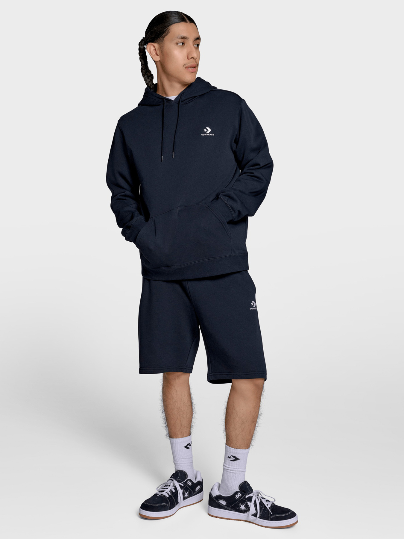 Худі CONVERSE STAR CHEV EMB модель CVM5K874-BLK Фото