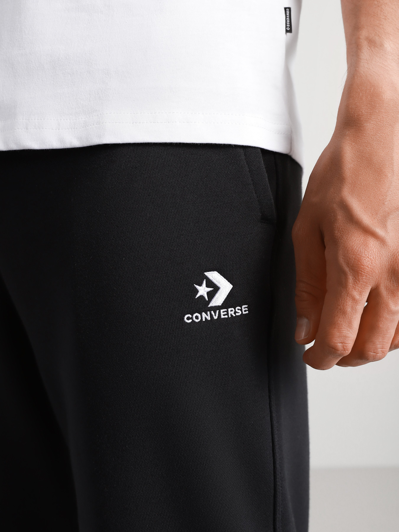 Спортивні штани CONVERSE Embroidered Star Chevron модель 10020369-001 Фото