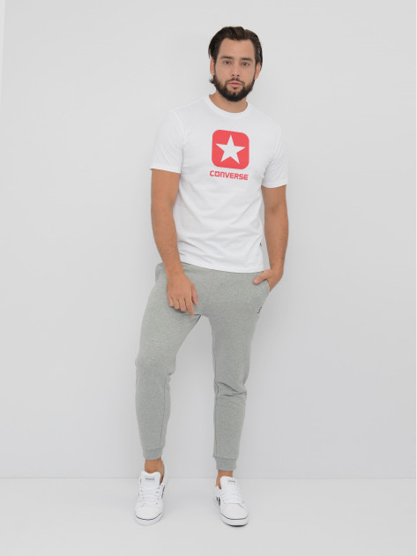 Штаны спортивные CONVERSE Embroidered Star Chevron модель 10020369-035 Фото