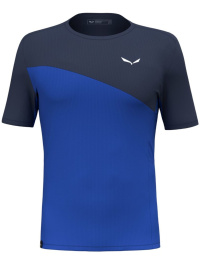 Синій - Футболка спортивна Salewa Puez Sporty Dry T-shirt