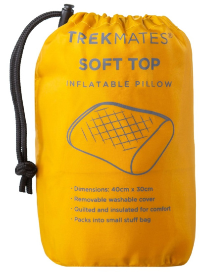 Туристична подушка Trekmates Soft Top Inflatable Pillow модель 100069530 — фото - INTERTOP