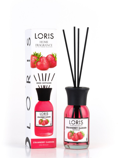 Loris parfum ­Аромадифузор Полуничний сад з чорними паличками модель 1360016 — фото - INTERTOP