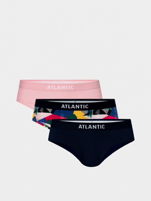 Набор трусов Atlantic модель 3LP-181 ROZ/GRA/GRA Фото