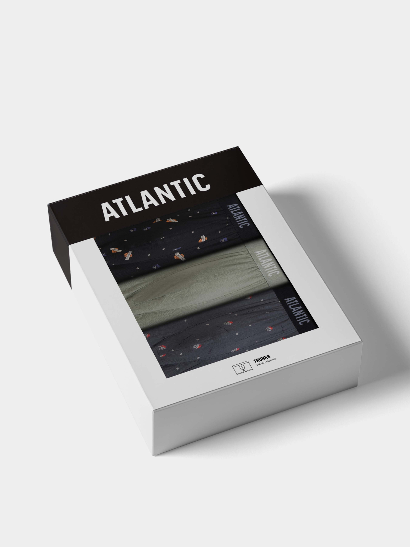 Набір трусів Atlantic модель 3MH-211 CZA/ZIEJ/GRF Фото