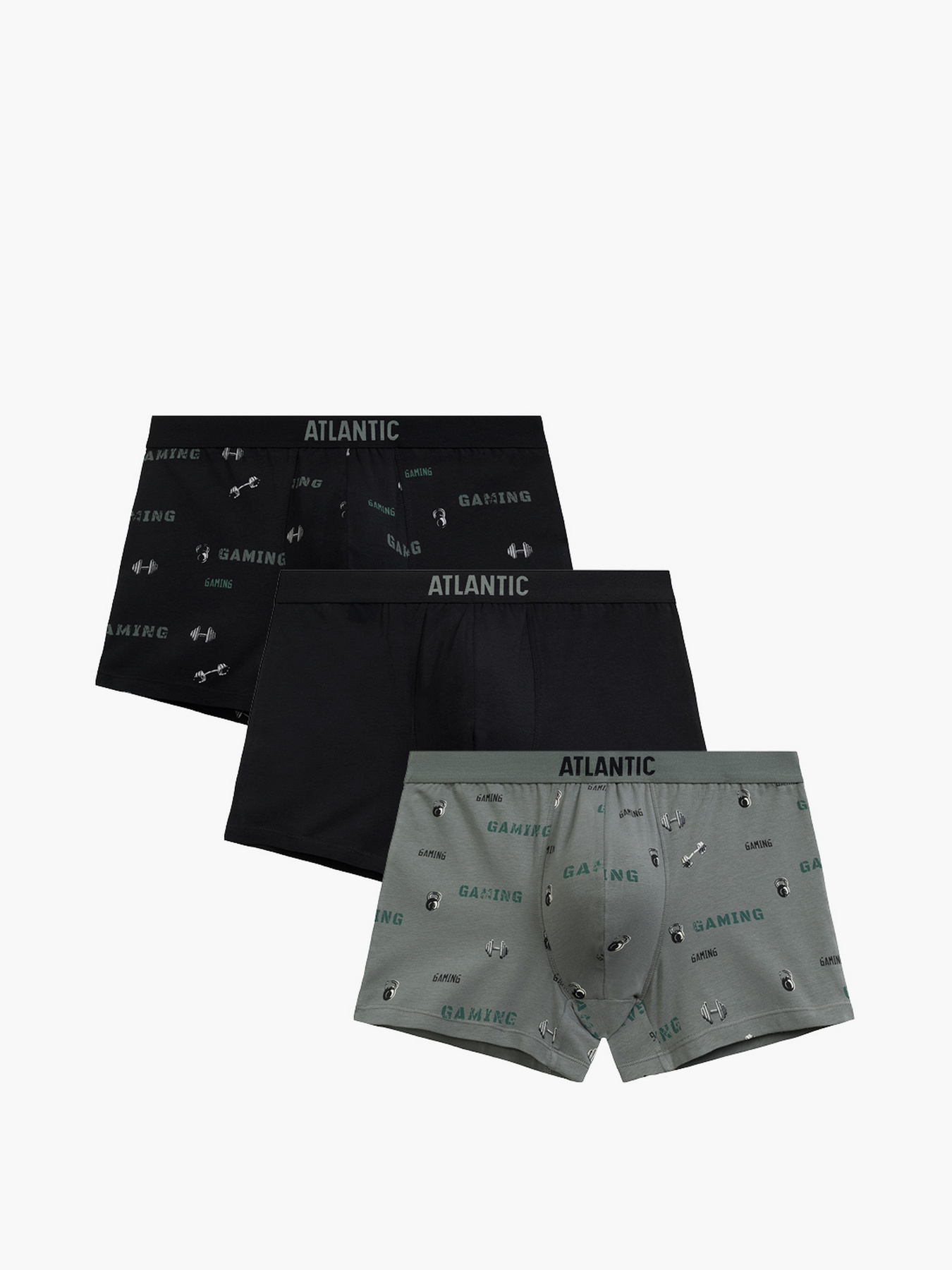 Набір трусів Atlantic модель 3MH-223 CZA/CZA/KHAJ Фото