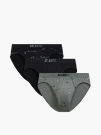 Набор трусов Atlantic модель 3MP-206 CZA/CZA/KHAJ Фото
