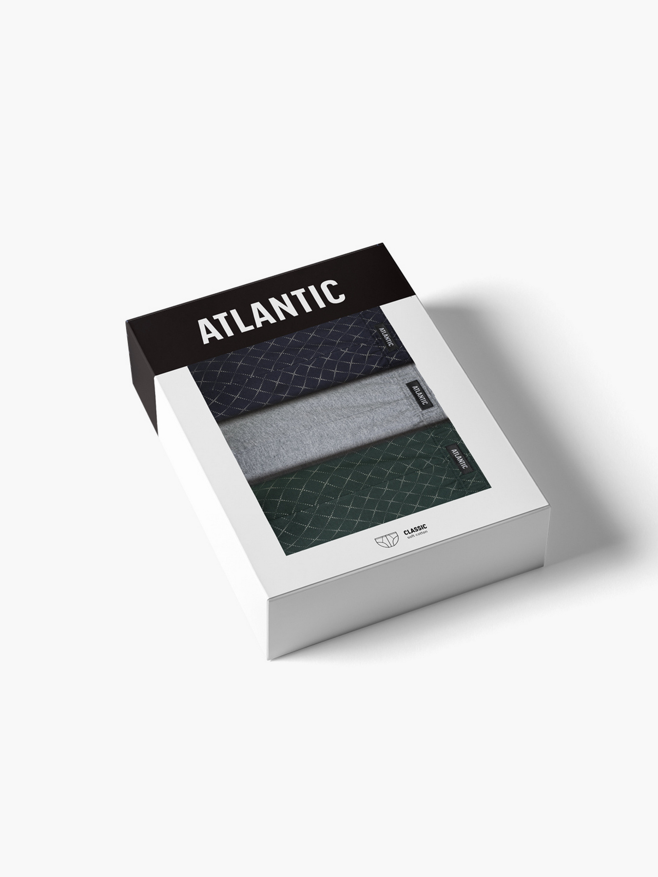 Набір трусів Atlantic модель 3MP-205 GRA/SZM/ZIECC Фото