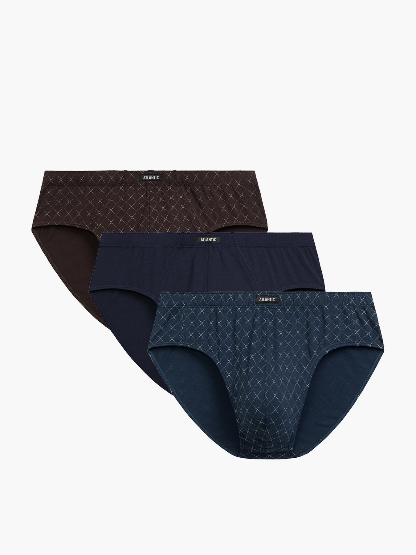 Трусы Atlantic модель 3MP-205 GRAJ/GRA/BRA Трусы Atlantic модель 3MP-205 GRAJ/GRA/BRA Фото