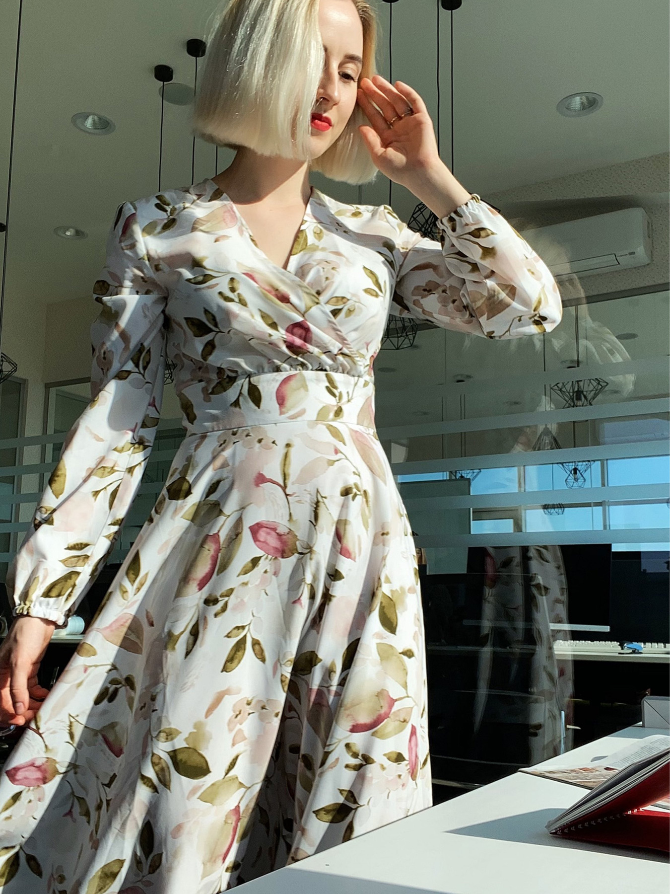 Платья VOVK модель 07809 акварель Фото