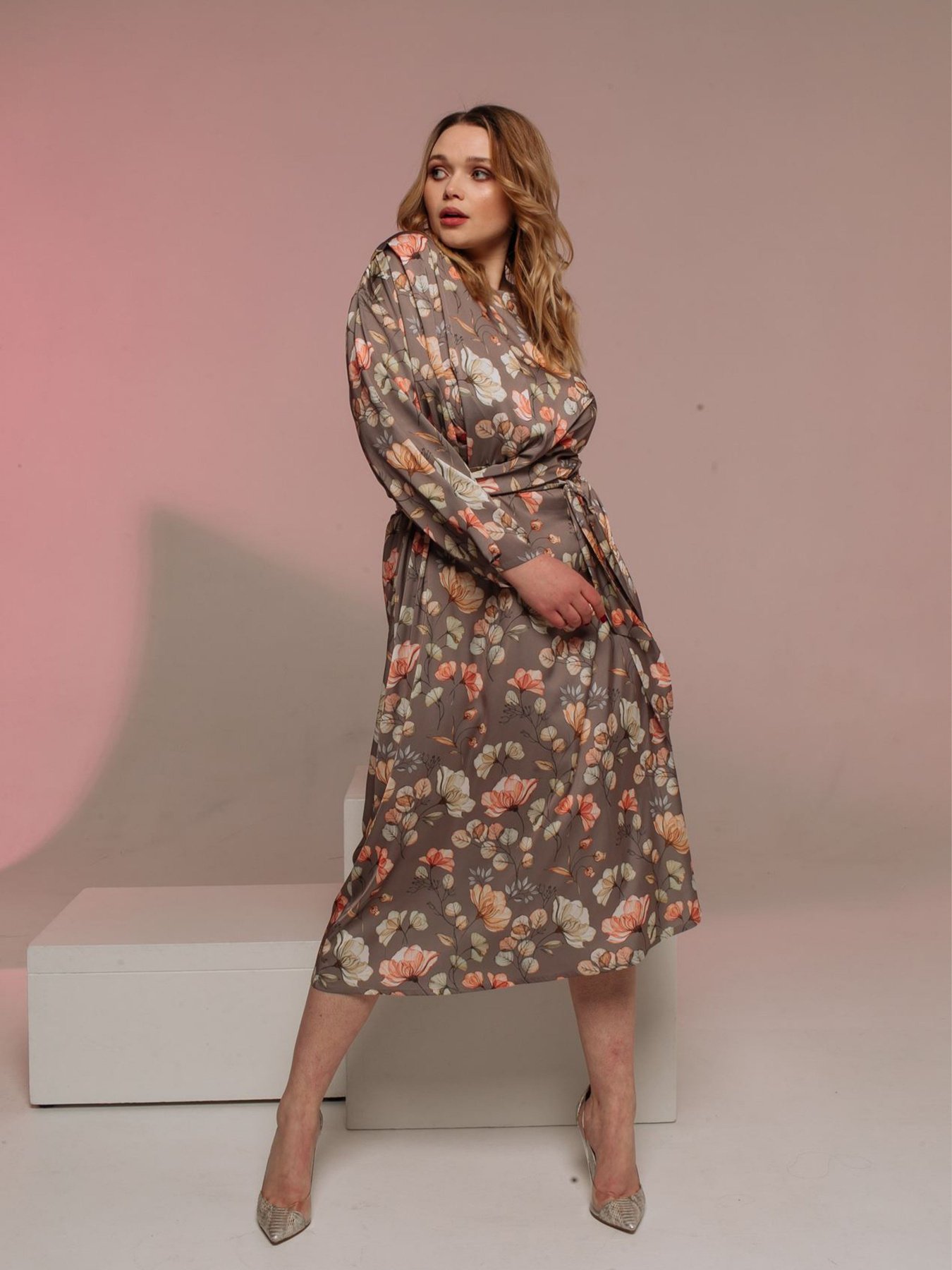 Сукні VOVK модель 08021 квіти Фото