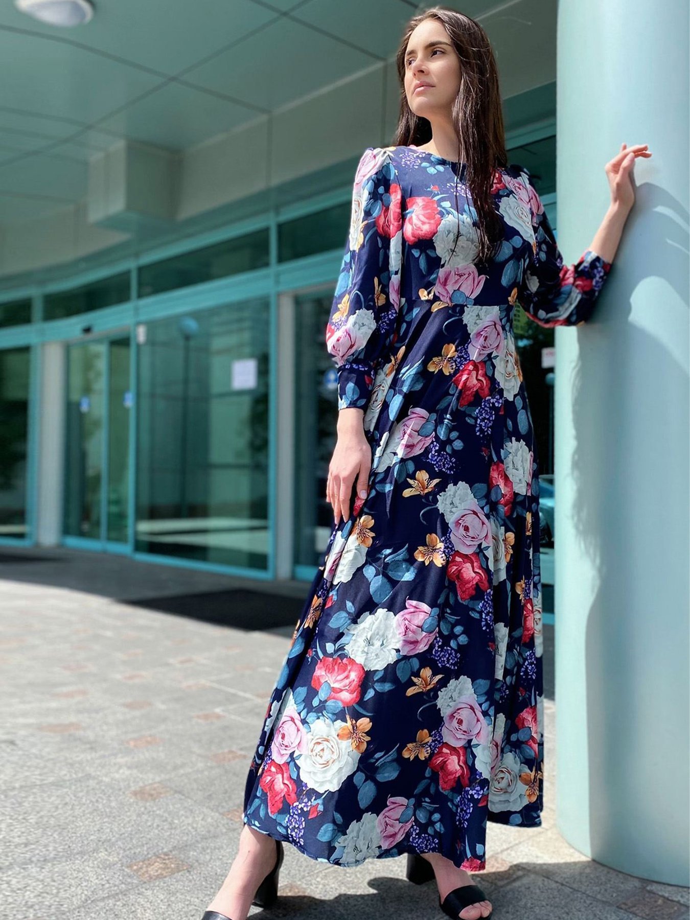 Сукні VOVK модель 08081 троянди Фото