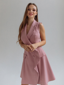 Платья VOVK модель 08396 фрезовий Фото